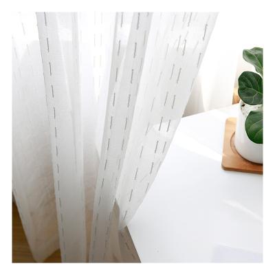 China Voile Innermor White Drop Curtain For Living Room Sheer White Curtains For Kitchen Sheer China Cheap Drapes for sale