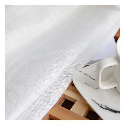 China Solid White Voile Innermor Tulle Curtains For Living Room American Style Modern Drapes For Bedroom White Drapes For Kitchen Customized for sale