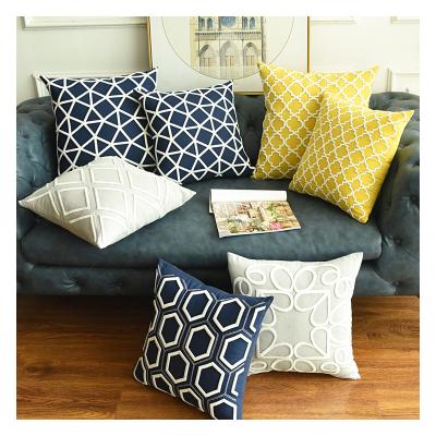 China Innermor PORTABLE Household Supply Modern Single Pillow Cover Luxury Embroidered Cushion Cover Supplier Manufacturer From China Woven for sale