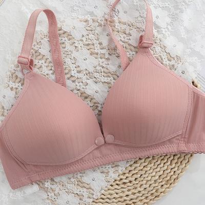 China High Quality Customized Antibacterial Maternity Clothes Soft And Comfortable Wear Breastfeeding Seamless Nursing Bra for sale