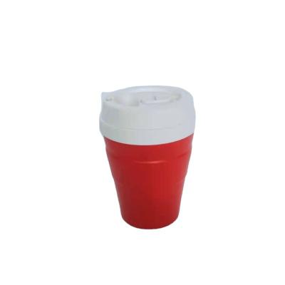 China WITH LID wholesale vacuum insulated stainless steel coffee mug, double wall with straw slim cylinder insulating glass for sale