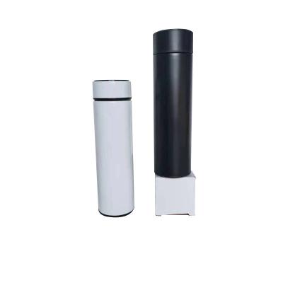 China OEM 500ml Temperature Display Vacuum Flask Thermos Flask Smart Intelligent Smart Stored LED Thermos Bottle… for sale