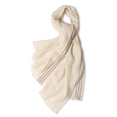 China Extrusion Milling 100% Cashmere Milling Scarf High Quality Solid Color Milling Shawl for sale