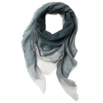 China Lightweight Plaid New Arrival Ring Cashmere Scarf Custom Design Plaid 100% Cashmere Scarf for sale