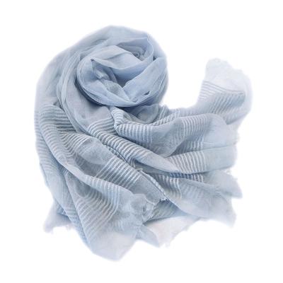 China Cashmere Inner Mongolia Cashmere Scarf Light Stripe Large Waist Shawl for sale