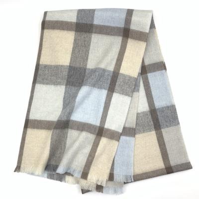 China Lovely Plaid Color Design Fashional Cashmere Ladies Winter Lady Cashmere Stole Pashmina 100% Infinity Scarf for sale