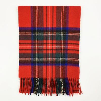 China Custom Made Plaid Shawl Cashmere Scarf Winter Lady Cashmere Scarf Covering Less Fashion Wholesale for sale