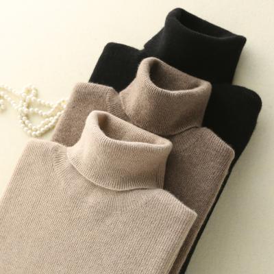 China Wholesale New Style Men's Spring Cashmere Turtle Neck Knitting Sweater Breathable Autumn Long Sleeve for sale