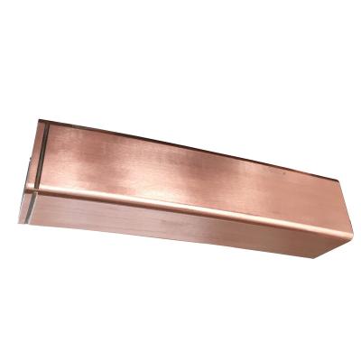 China high quality copper mould tube ccm machine aluminum cooling fins R4m copper mould tube Te koop