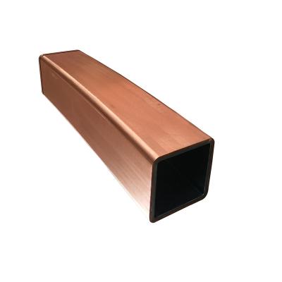 China High Quality Copper Mould Tubes R9m Square Billets Copper Tube Price For Ccm Te koop