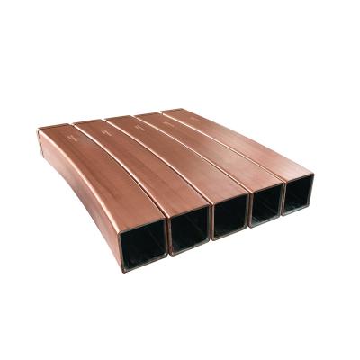 China Copper Mould Tubes Chinese Product R9m Square Billets Copper Tube Price For Ccm for sale