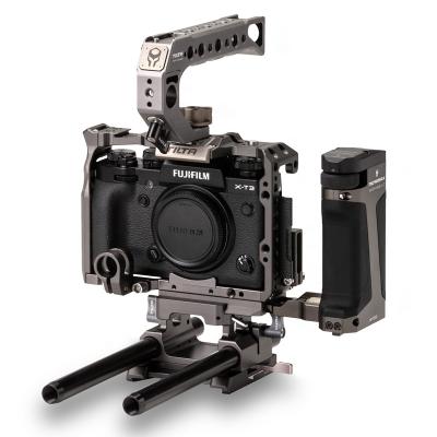 China Tilta Camera Rig Kit Tiltaing TA-T03-C-G Focus Aluminum Alloy Side Handle with Top Handle and Baseplate for X-T3 Camera Cage for sale