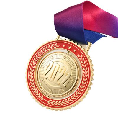 China Individuation Medal Manufactures Cheap Price Gold Plated Custom Made 3d Blank Metal Sports Race Award Customizable logo Medals for sale