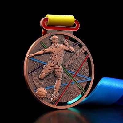 China Best Selling Sport Football Basketball Marathon Game Competition Listed Souvenir Medal for sale