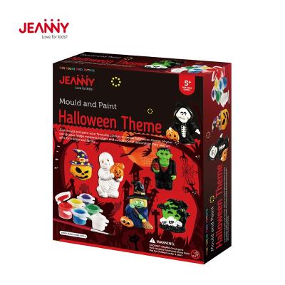 China Jeanny's original design coloring and painting toys for kids and children mold and paint Halloween theme for sale