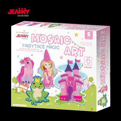 China Original Design by Jeanny My First Toys for Kids New DIY Kit For Decoration 3D EVA Fairytale Magic Sticky Mosaic Tiles for Educational Craft Toys for sale