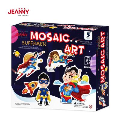 China Jeanny's Original Design My Original Design DIY Kit EVA Decoration Puzzle Super Mosaic Art Sticker Educational Toys For Early Toys Kids Kids New for sale