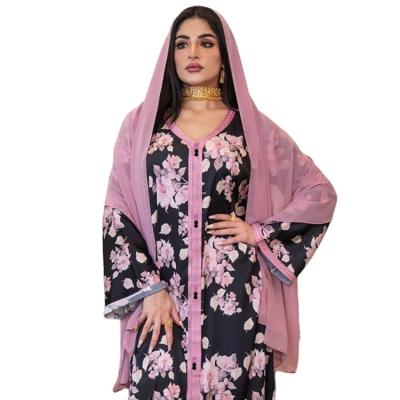 China New Arrival Breathable Long Robe Middle East Kaftan Dress Women Loose Islamic Clothing Abaya Dubai for sale