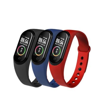 China Smart Blue Tooth Disc Blue Tooth Wifi Color Screen Wristband Fitness Sports Wristband Heart Rate Blood Pressure Electronic Monitoring M4 for sale