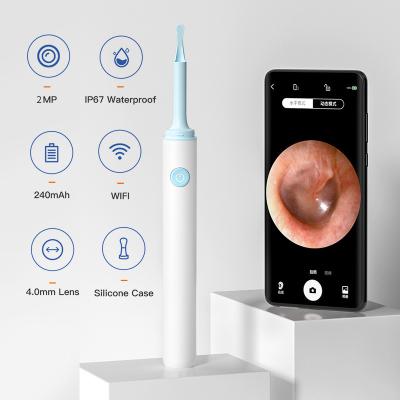 China Eco-Friendly Visual Endoscope Ear Picking C1 WiFi Ear Spoon 4mm Mini Camera Ear Otoscope Wax Removal Tool Ear Picker Remover for sale