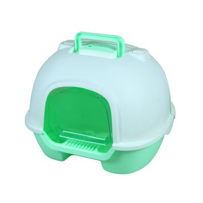 China Stored Newly Designed Plastic Furniture Cat Litter Box Is Spatter-Proof and Smell Box Cat-Prooflitter for sale