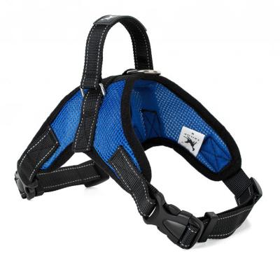 China Factory Wholesale Quick Release Large Dog Pull Rope Breathable Customizable Dog Harness for sale