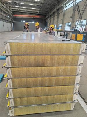 China Customized Length Acoustic Sandwich Panel For Sound Insulation And Thermal Insulation for sale