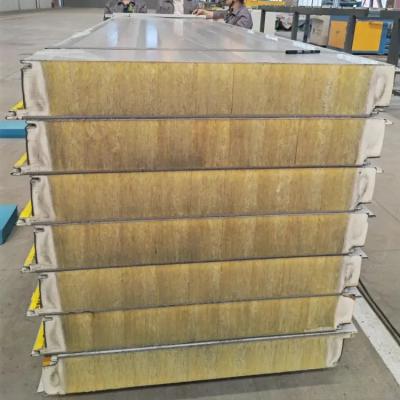 China Modern Rockwool Sandwich Board For Construction Insulation Steel 0.4mm-0.8mm for sale