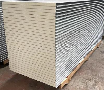 China 50mm-200mm Insulated Polyurethane Sandwich Wall Roof Panels for Soundproofing for sale