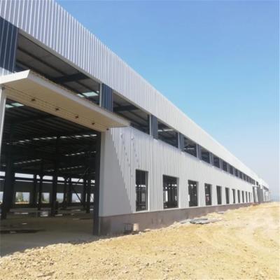 China Wide Span Modular Prefabricated Steel Structure Building Warehouse Workshop Factory for sale