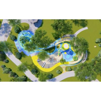 China Top View Outdoor Outdoor Playground Children Playground Whole Project Solution For Amusement Park Kids Outdoor Play for sale