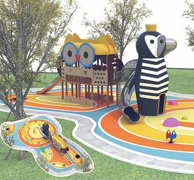 China Popular Wholesale Outdoor Kids Outdoor Playground Equipment Fitness Playground Equipment Supplier China for sale