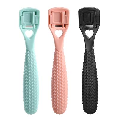 China Convenience Pedicure Foot File Corn Callus Remover Pedicure Foot File Pedicure Care Tool With 10pcs Blade for sale