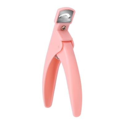 China New Durable Acrylic Stainless Steel Nail Cutter Nail Edger False Nail Tip Cutter for sale