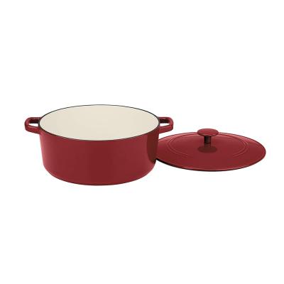 China Custom 6pcs color vintage cookware enamel cast iron carbon steel casserole dish set viable mini order for sale