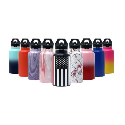 China Wholesale Insulated Flask Stainless Steel Sports Water Bottle Factory Business Sublimation Mouth Double Wall Tumbler for sale