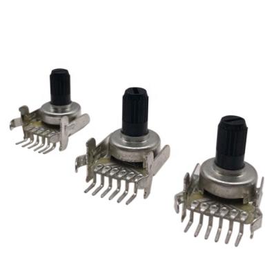 China PC RK1212G 6 Pin Pins Stereo Rotary Potentiometer For Audio Power Amplifier for sale