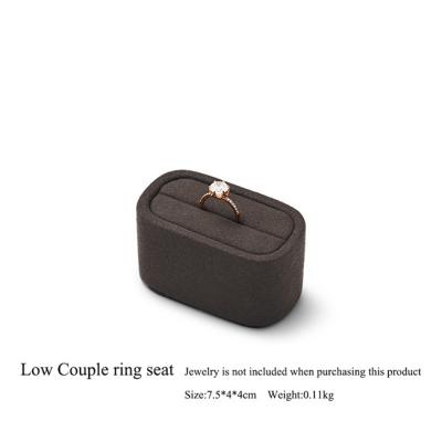 China Exhibition Jewelry Display Props Low Couple Ring Seat Customized Size for sale