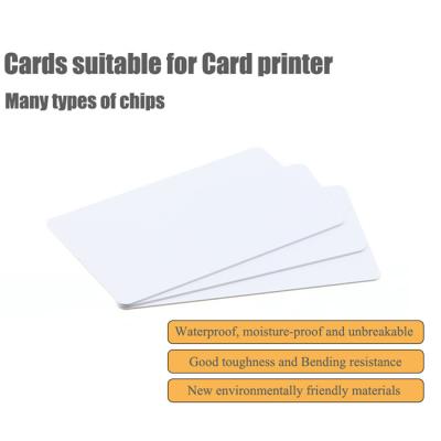 China Thin PVC Plastic Blank Card Without Chip For Card Printer Jewelry Certificate for sale