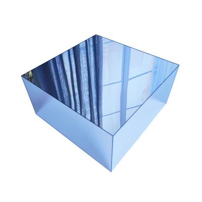 China Elegant Acrylic Plinth Stand For Cake Presentation Acrylic Mirror Top Plinths for sale