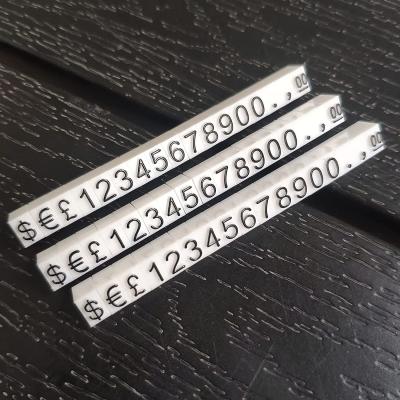 China 24 Alphabet Stick On Number Zero Tags For Retail Display And Jewelry Stand Combined for sale