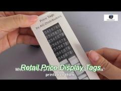 mini plastic pricing tags with metal base