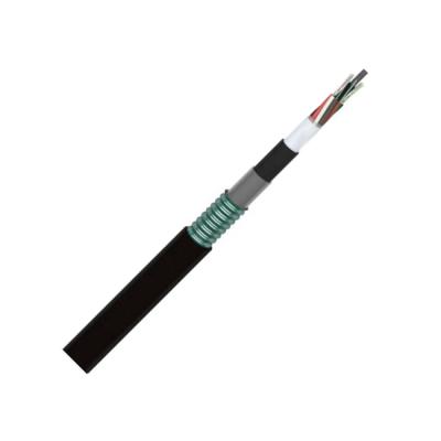 China Duct/Best Price Aerial/Direct Buried Stranded Loose Tube Armored Fiber Optic Cable For Outdoor GYTA53 for sale