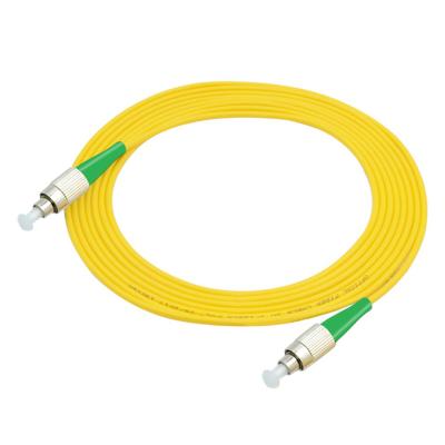 China Best Communication Price 3m Simplex Single Mode Fiber Optic Patch Tie FC APC To FC APC for sale