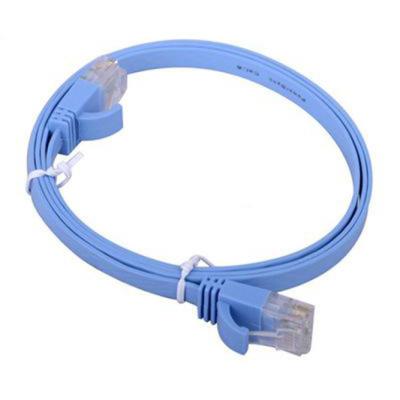 China Communication Cat5e Cat6 UTP Flat Unshielded Network Patch Cord 3m With RJ45 Connector for sale