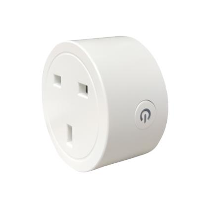 China Residential / Multipurpose Wifi Smart Socket Control 3pin Tuya Alexa Google Wifi Voice Remote UK Standard for sale