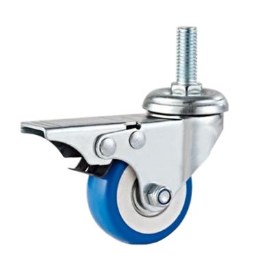 China Light Duty Mini Decorative Furniture Casters Small Swivel Caster Caster Trolley Wheels for sale