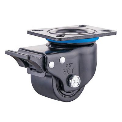 China Heavy Duty Caster 500kg Low Profile Caster Wheel Fixtures Swivel Small Caster Wheels for sale