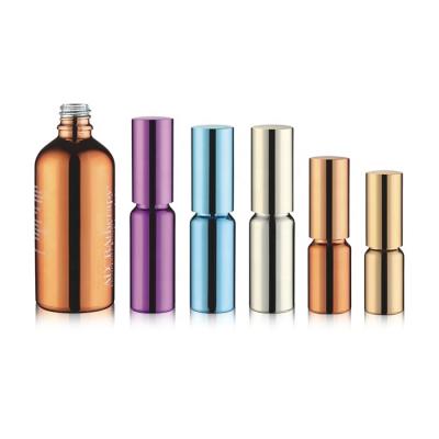 China Luxury Personal Care Silk Screen Printing Spray UV Coating Cosmetic Bottle / Leak Proof Custom Perfume Color Spray Glass Bottles With Cap for sale