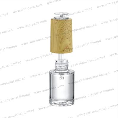 China Winpack Hot Selling Clear Cosmetic Plastic Dropper Bottle 20ml With Water Transfer Cap for sale